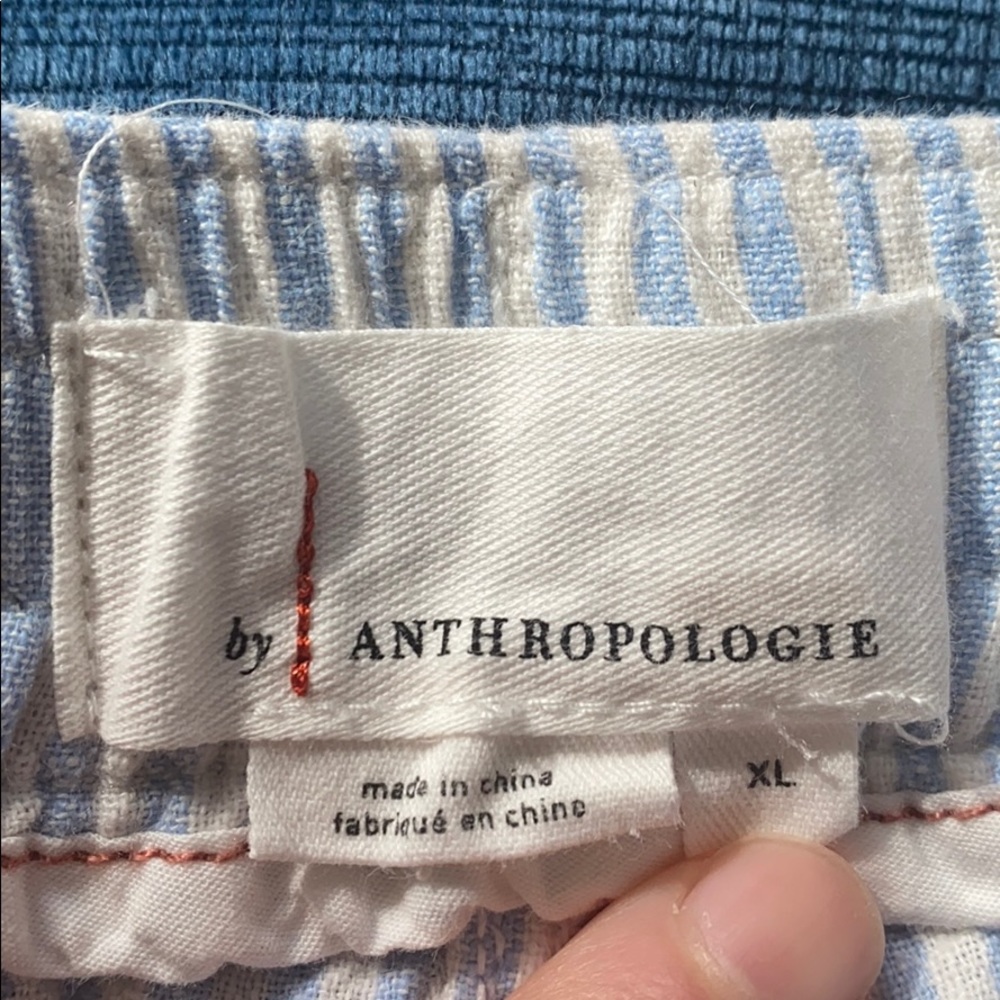 Anthropologie Striped Linen Pant - Picture 7 of 7
